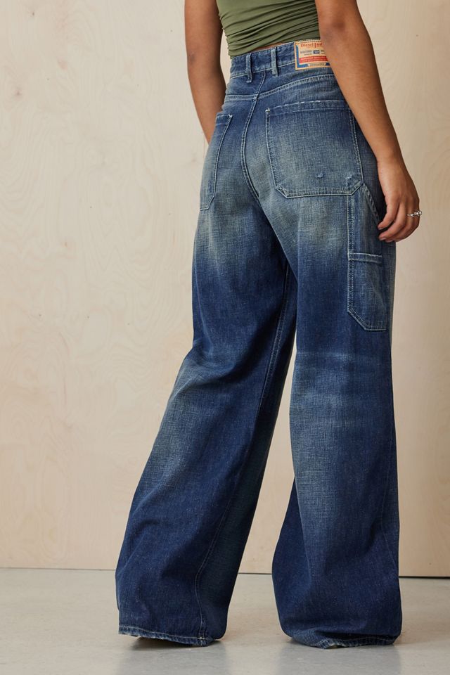Diesel D-Sire Washed Wide Leg Jeans #3