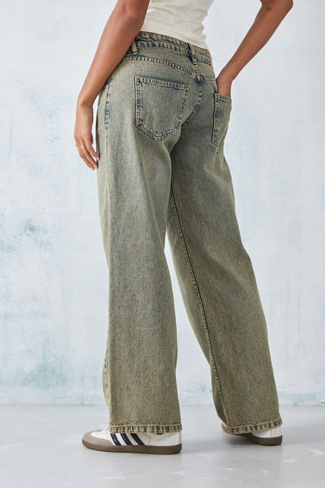 Motel Sandy Blue Acid Wash Parallel Jeans #2