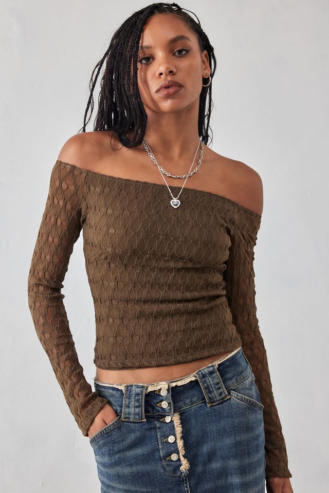Motel Neira Off-The-Shoulder Top