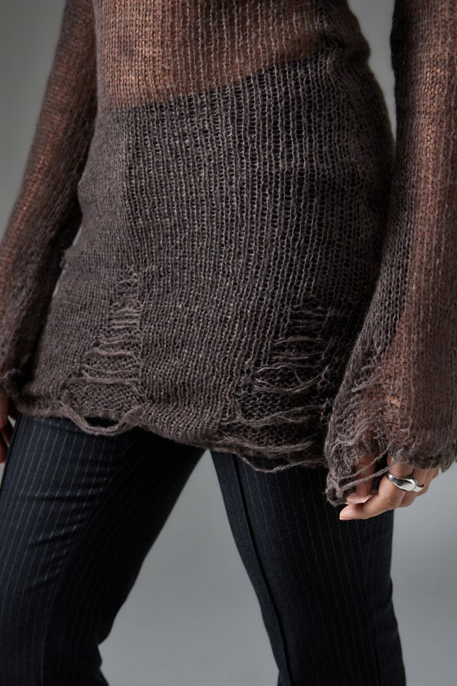 Motel Harper Laddered Knit Mini Dress #3