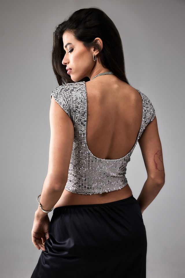Motel Top di paillettes Erika #3
