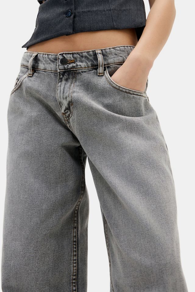 Jeans a vita bassa lavati in denim Motel comodi #2