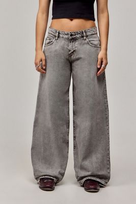 Motel Stripe Extra Roomy Jeans
