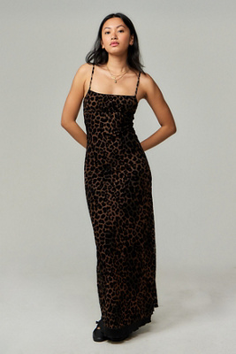 Robe longue imprimé léopard en taille: XS - Motel - Modalova