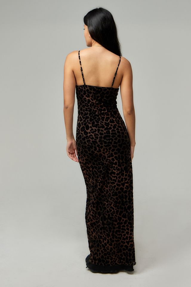 Motel Leopard Print Maxi Dress #4