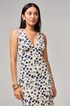 midi casual white dress Marcella | Natalia Sleeveless Dress in Black | Women's Size XL | Ponte