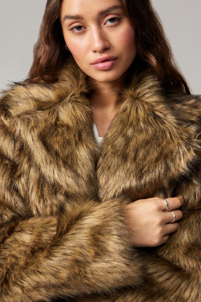 Motel Lupita Faux Fur Jacket #1