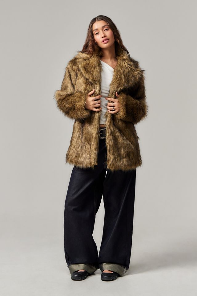 Motel Lupita Faux Fur Jacket #2