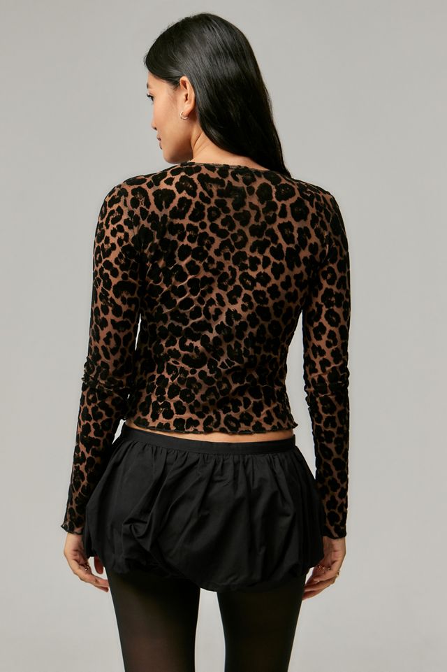 Motel UO Exclusive Leopard Print Cardigan #3