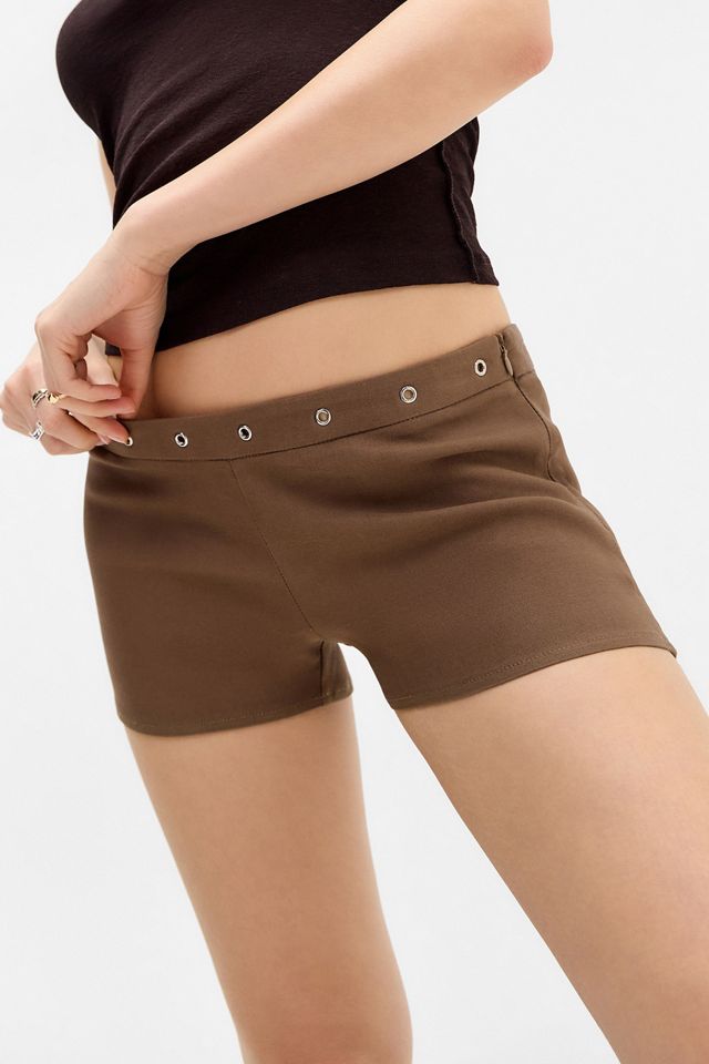 Motel Jarelia Studded Micro Shorts #2