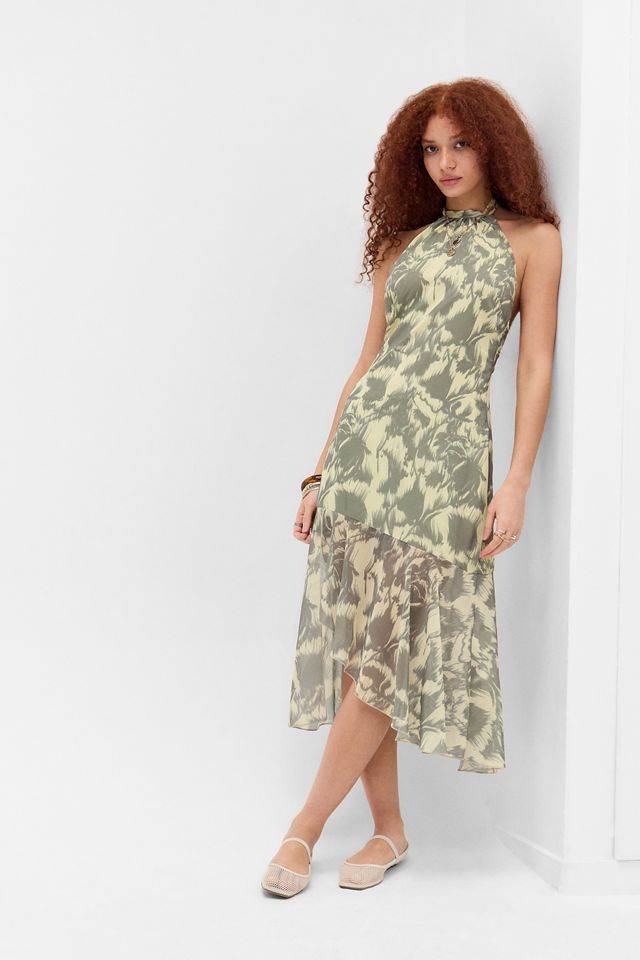 Motel Yellow Tanta Dress #1