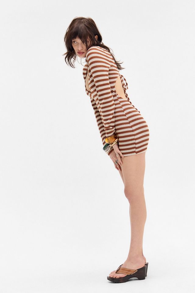 Motel Kaipo Streifen Playsuit #2
