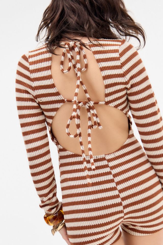 Motel Kaipo Streifen Playsuit #3