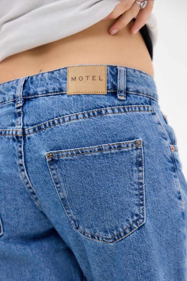 Motel Low Rise Parallel Wide Leg Jeans #3