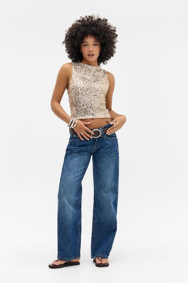 Motel Dudley Sequin Top #2