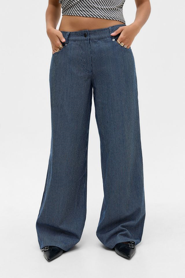 Jeans Motel Stripe Extra Amples #1