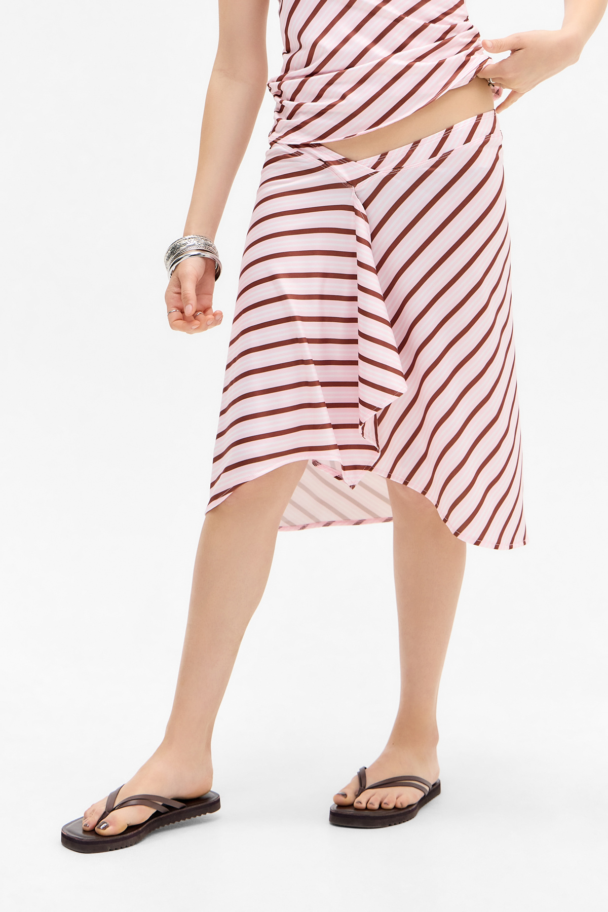 Motel Esmeray Stripe Skirt