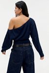Motel Navy Suena Knit Jumper