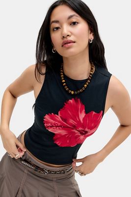 Motel Black UO Exclusive Leen Tank Top