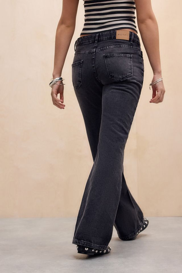 Motel Low Rise Rigid Flare Jeans #3