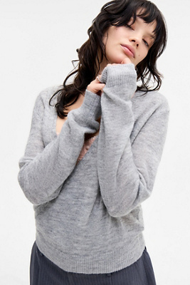 Motel Saroya Wrap Knit Top Product Page