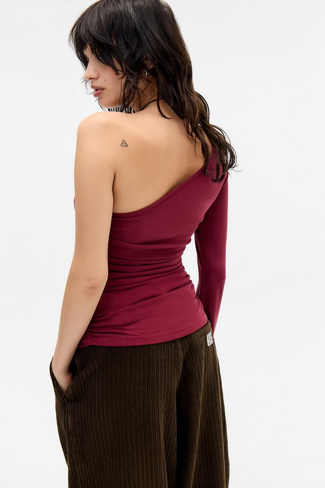 Motel Burgundy Lasya Long Sleeve Top #2