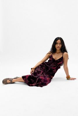 Motel Yamira Devoré Midi Dress