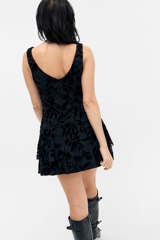 Motel Rawson Flock Mini Dress #3