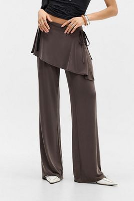 Motel Pantalon-jupe Amata brun foncé