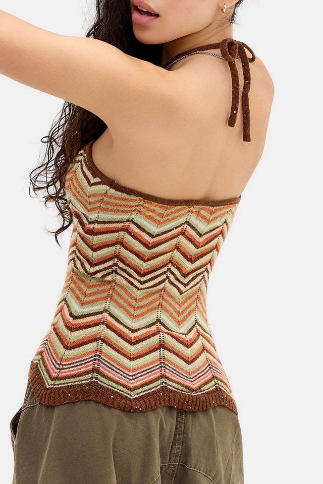 Motel Anona Strick-Neckholder-Top #3