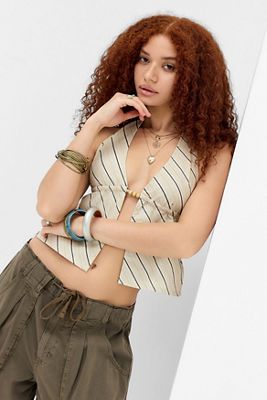 Top Halter de Rayas Syrma Motel