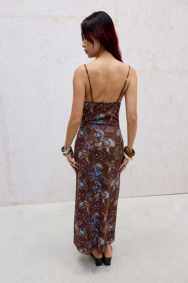 Robe longue à motif cachemire Alnaka Motel #3