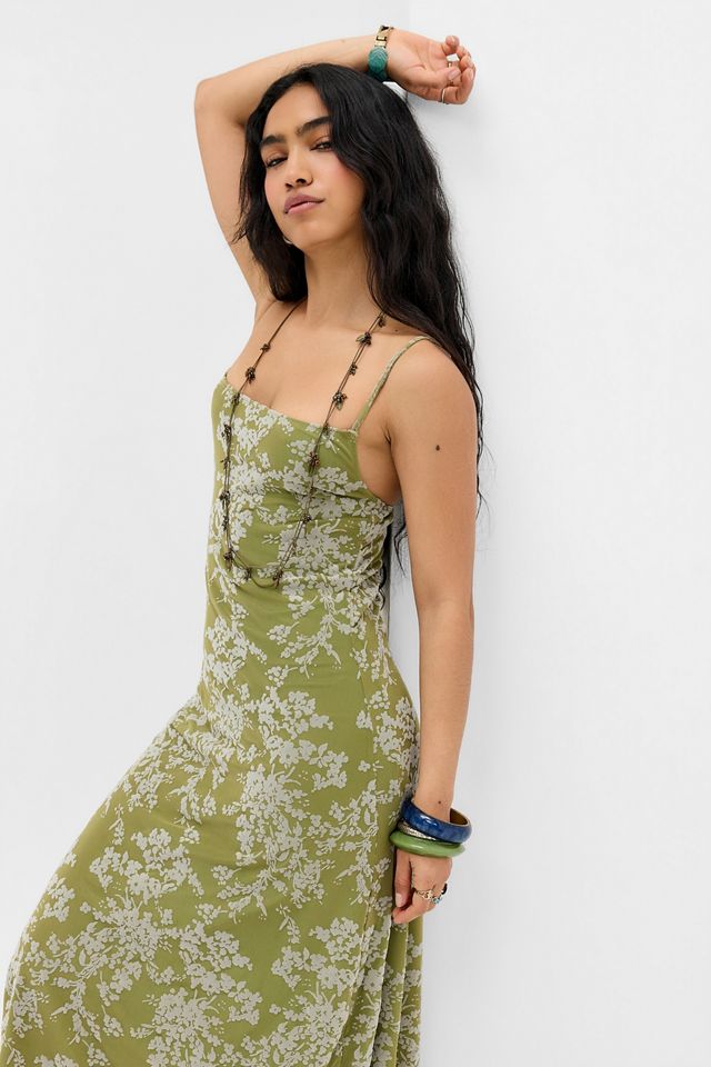 Vestido Midi Flocado Norishi Exclusivo de UO de Motel #1