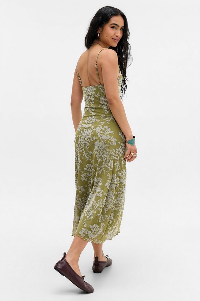 Vestido Midi Flocado Norishi Exclusivo de UO de Motel #3