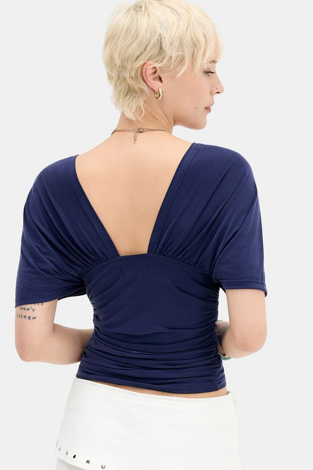 Motel Vernia Plunge Batwing Top #3