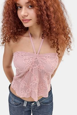 Top con Paillettes Ruwi Rosa Motel
