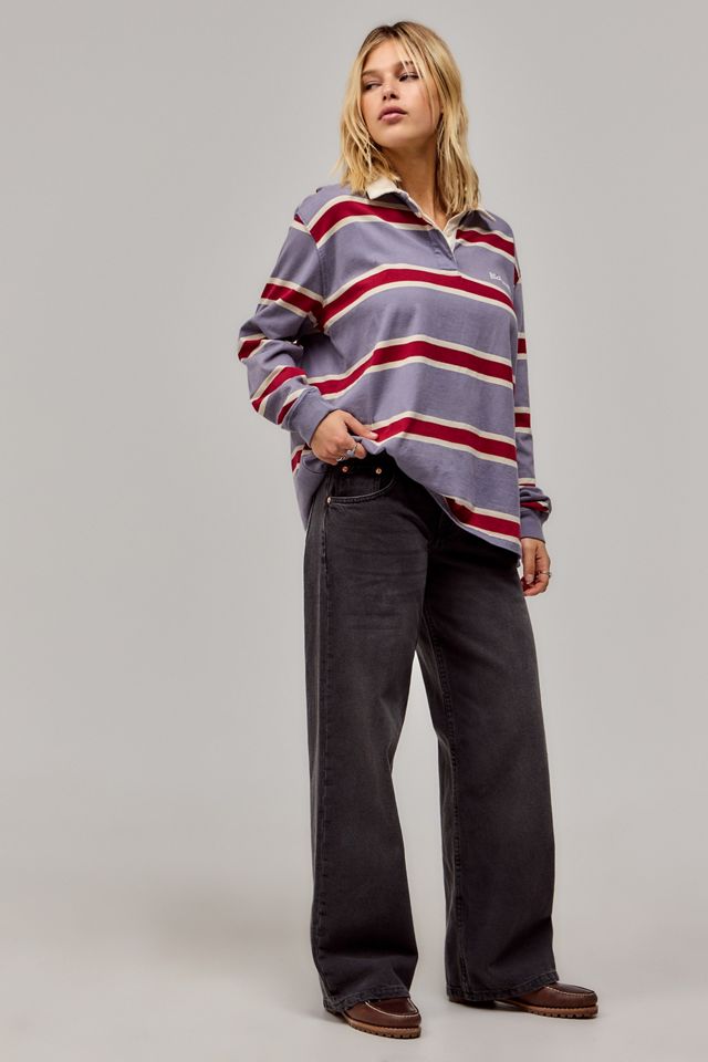 Jeans de Pierna Ancha Paralelos de Tiro Bajo Motel #1