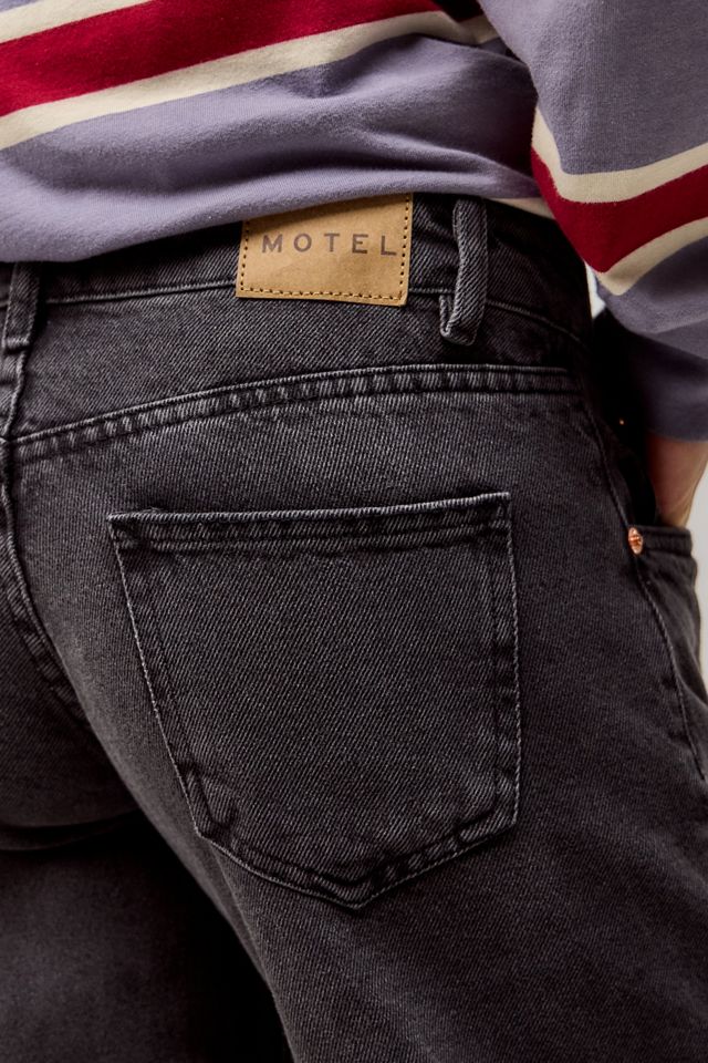 Jeans de Pierna Ancha Paralelos de Tiro Bajo Motel #3
