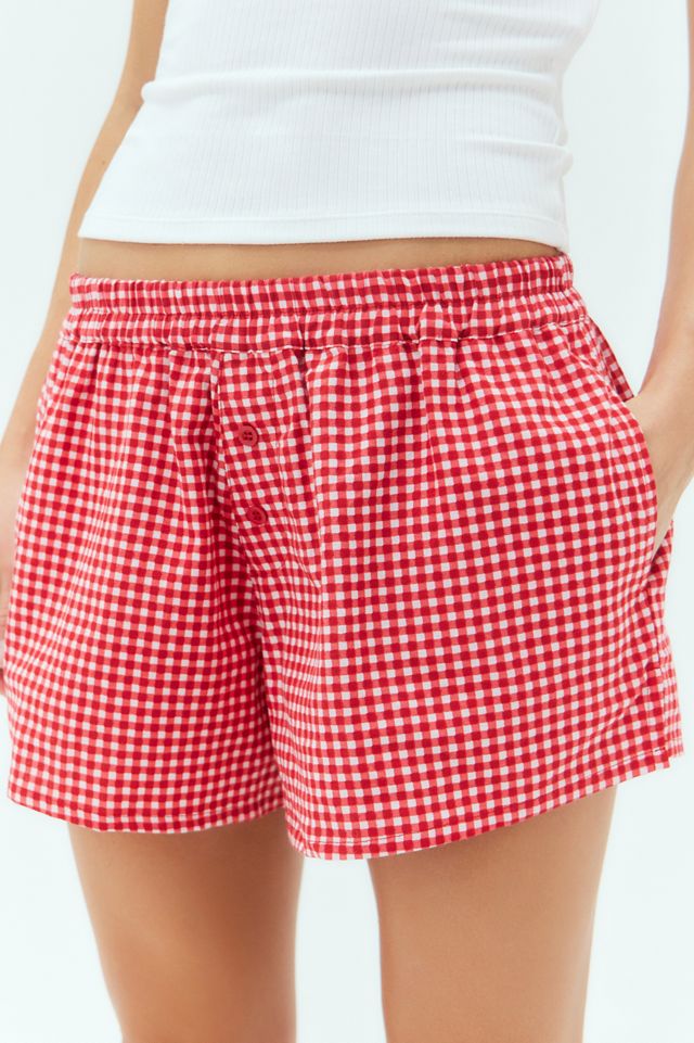 Motel Red Gingham Laboxe Shorts #1