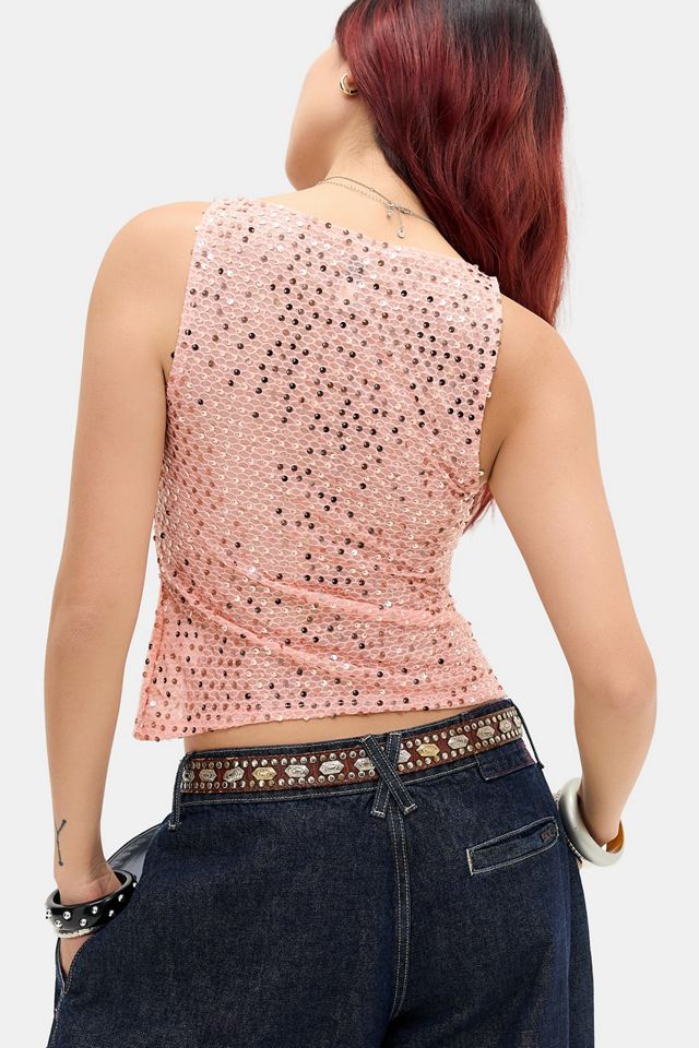 Top con Paillettes Motel Dudley #3