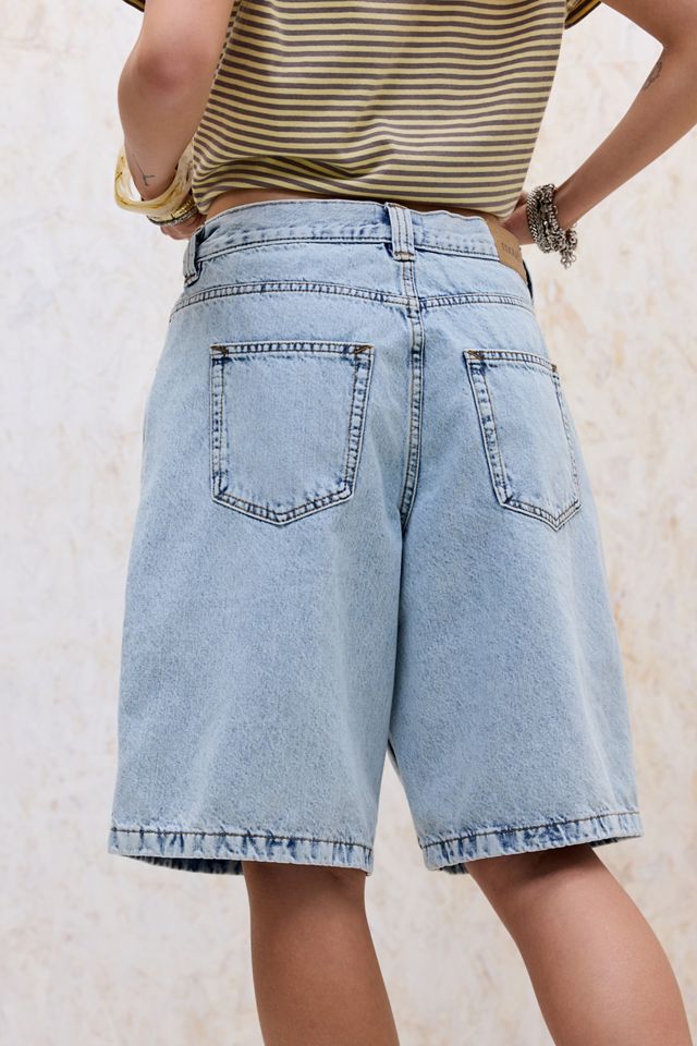 Short de patineur années 80 bleu clair Motel #3