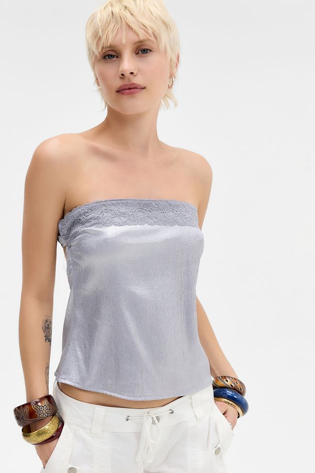 Motel Silbernes Minae Bandeau-Top #2
