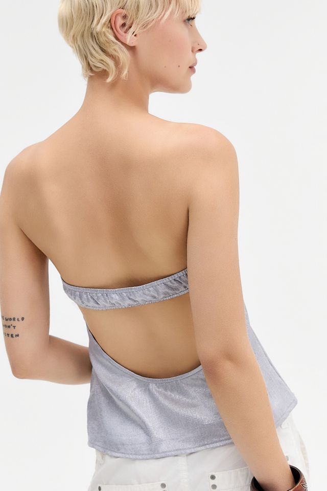 Motel Silbernes Minae Bandeau-Top #3