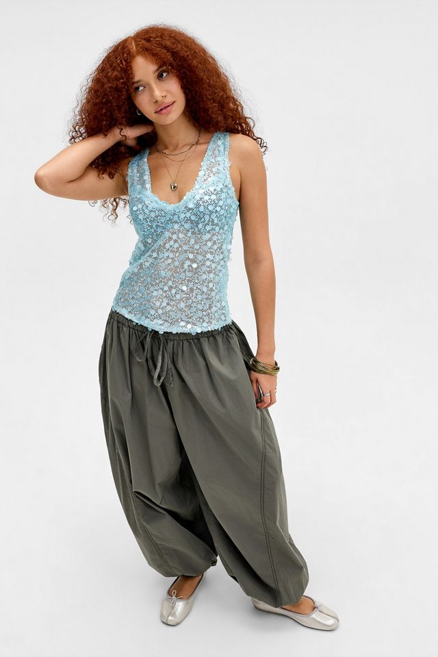 Motel Yorenda Sequin Tank Top #1