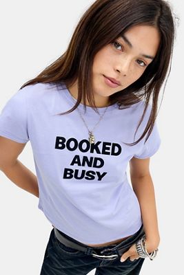 T-shirt graphique décontracté Clio violet Motel