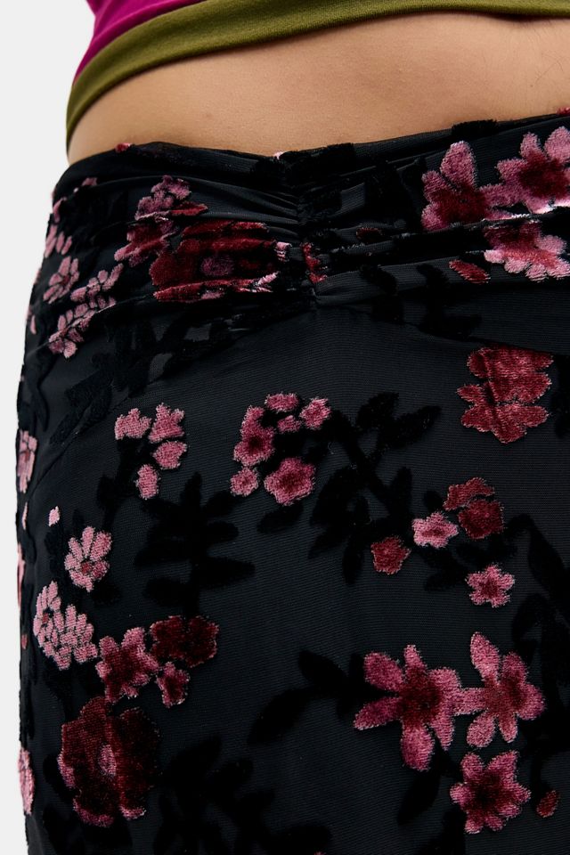 Motel Nirbana Devore Maxi Skirt #1