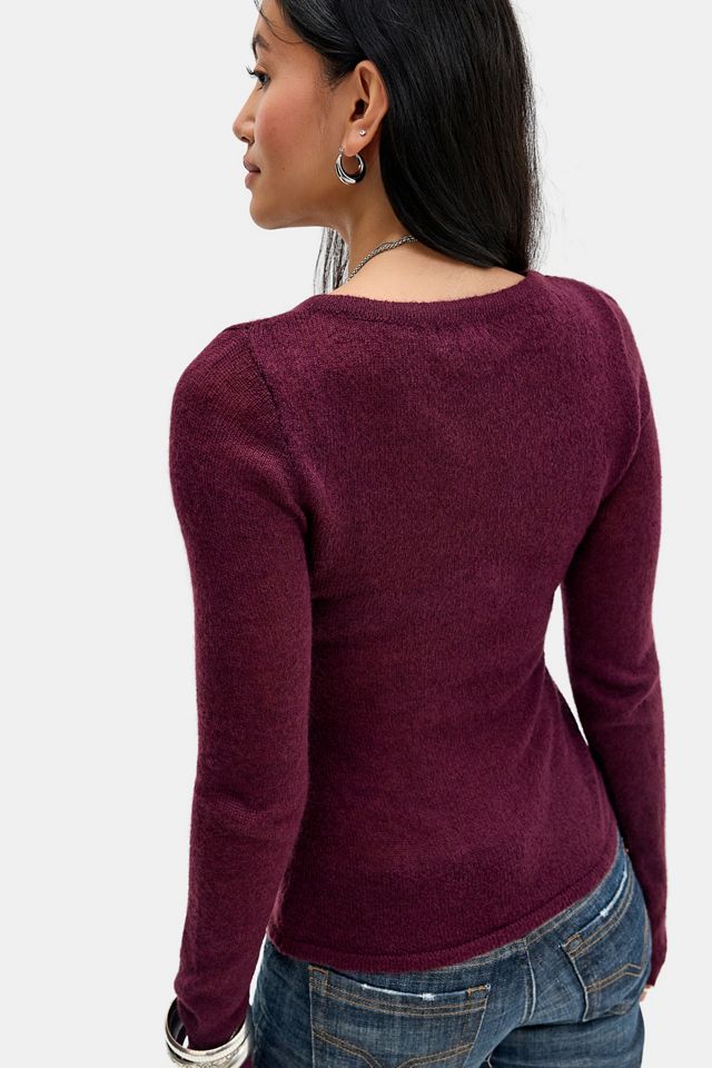 Motel Plum Elanur Long Sleeve Knit Top #4
