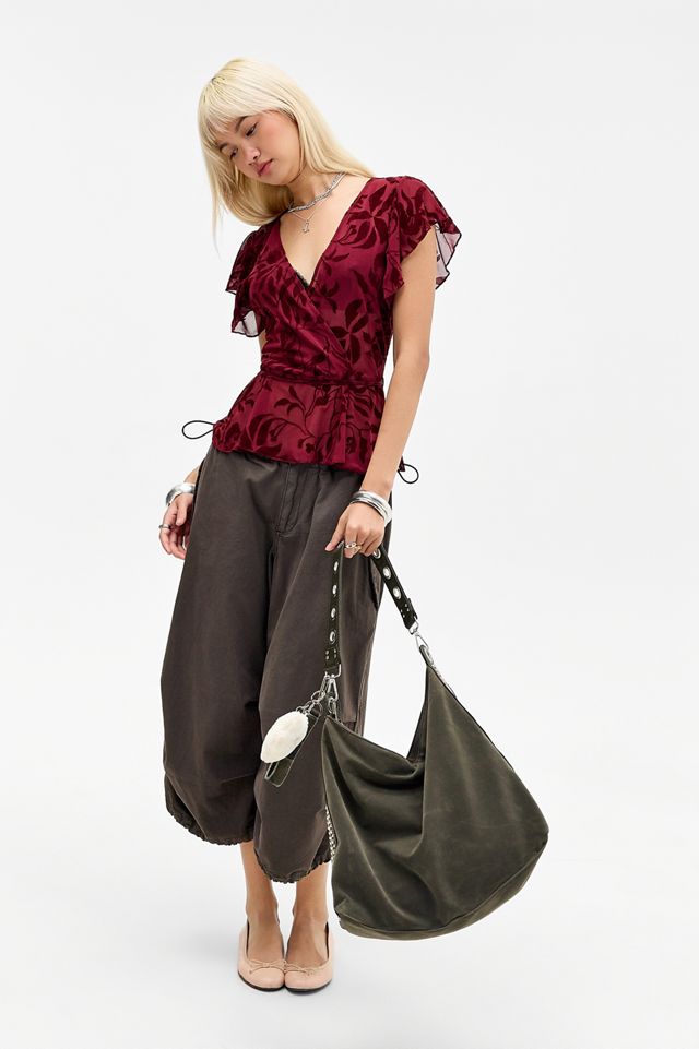 Top Floccato Motel Burgundy Giuliana #2