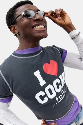 T-shirt graphique Carne Bollente noir Big Tipper