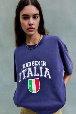 Camiseta Carne Bollente Navy Ciao Bella